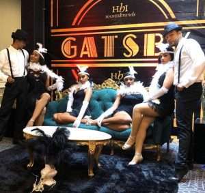 Hora loca Gatsby para eventos y fiesta