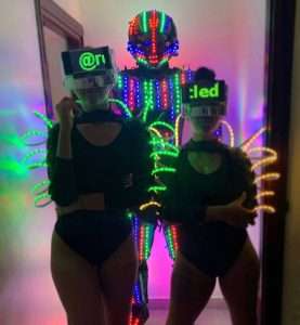 bailarinas led para eventos