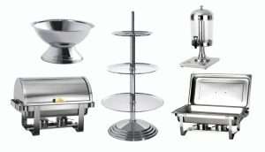 utensilios para eventos