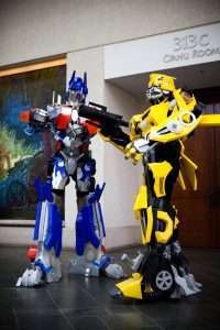 Personajes de transformers para eventos
