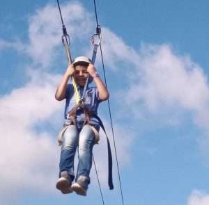 Juegos Zipline tirolesa para eventos