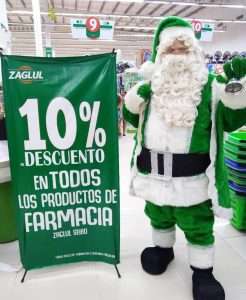 Alquiler de santa claus verde