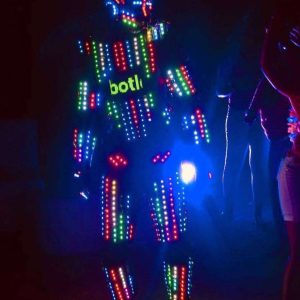 Robot led para eventos y fiesta