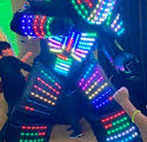 Show de robot led para eventos